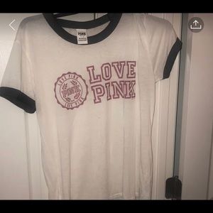 Pink raglan T-shirt